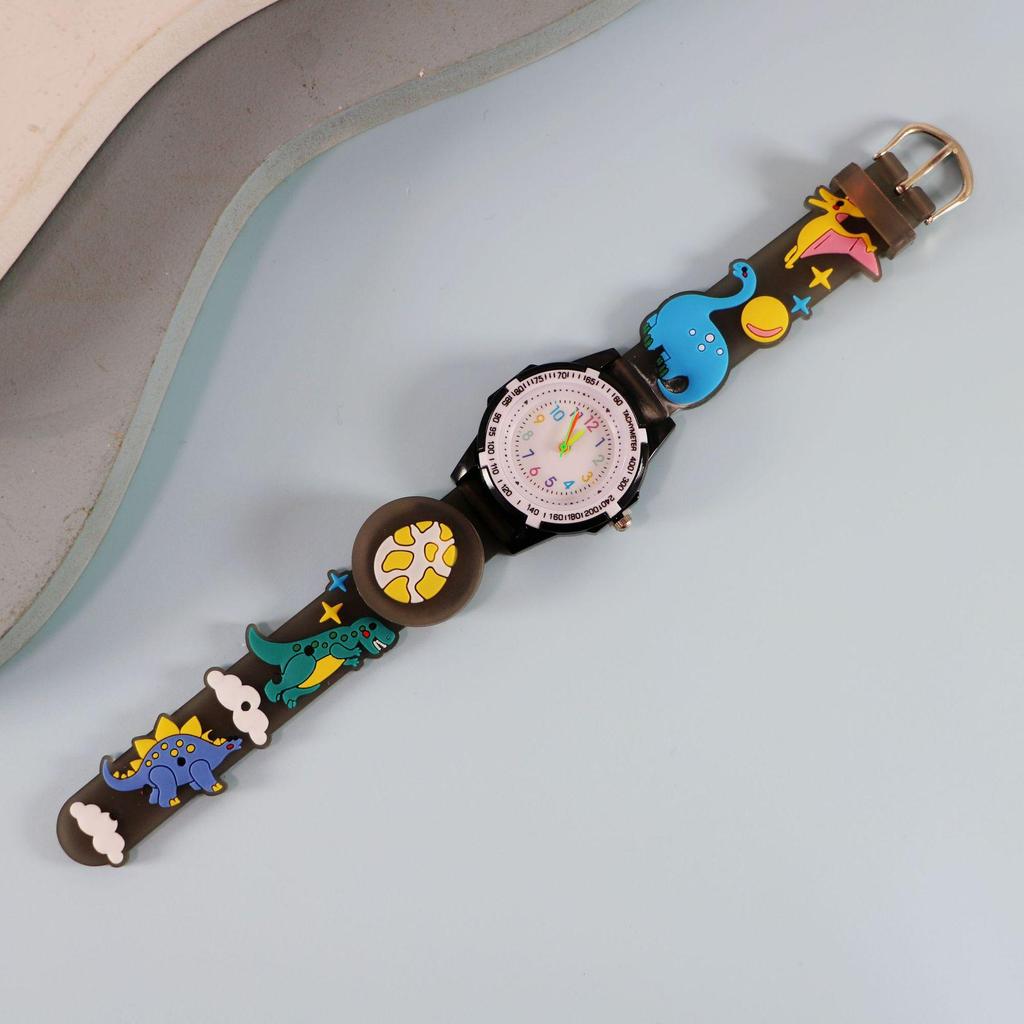 Cartoon Luminous Strap Children's Watch - Creative Birthday Gift for Elementary School Students