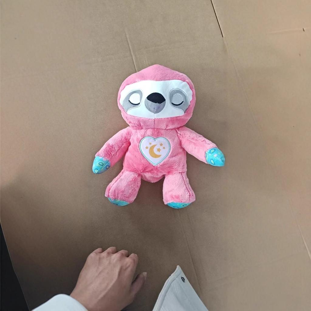 Breathing Light Up Otter Plush Toy For Newborns Soft Sleep Aid For Babies
