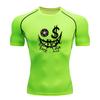 Men's Compression Fitness Sports T-Shirt, Punk Graffiti Butt