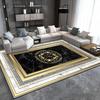 Golden Decorative Rug For Living Room Luxury Style Entrance Floor Mats Lounge Soft Antiskid Carpet Bedroom Bedside Rugs Washable