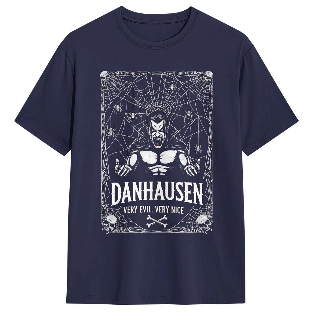 Danhausen Wrestling Retro Style Unisex T Shirt Casual Tees Short Sleeve Round Neck TShirts Cotton Graphic Printed Clothing