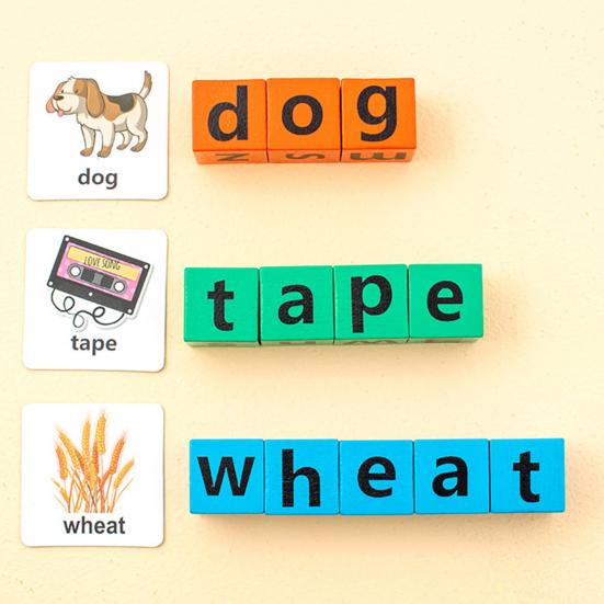 Dice Word Game with 40 Themed Cards 20 Letter Blocks Buzzer Challenge Develops Word Building Multiplayer