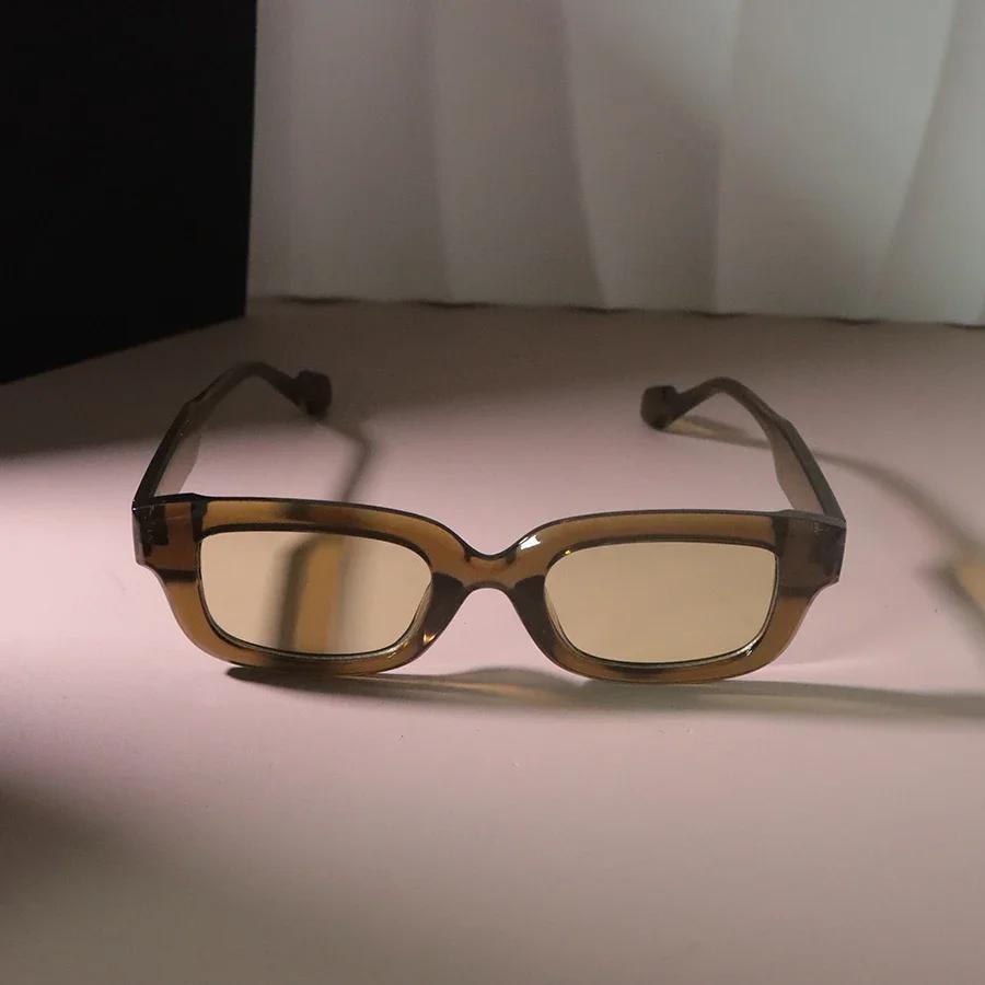 Square Vintage Sunglasses Women Men Rectangle Retro Sun Glasses Female Male Brand Mirror Driving Outdoors Shades