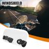 Motorcycle Windscreen Front Windshield Spoiler Motorcycle Windscreen Heightened Clear Flexible Motorbike Wind Screen Deflector