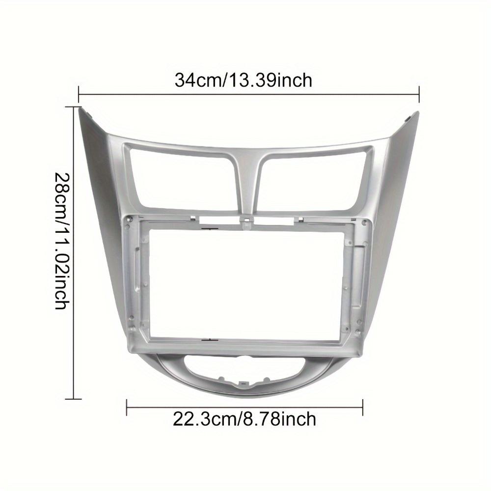 9 Inch Radio Fascia Frame Fit for HYUNDAI I-25 for Accent for for VERNA 2010-2017 Stereo Panel GPS DVD Dash Kit Bezel