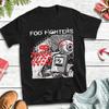 Lässiges T-Shirt Sommer Foo Fighters 2026 Freizeit-T-Shirts Baumwoll-T-Shirt für Unisex Y2K Retro-Muster Kurzarm-Top T-Shirts