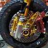 Motorcycle 30mm Front Brake Caliper Bracket Adapter Support For 220mm Brake Disc/40mm Brake Caliper Rpm Adelin Electric Scooter