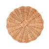 Wicker Flower Basket Small Woven Basket with Handle for Home Wedding Decor Picnic Camping B17 Brown