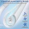Neck Fan Fluxofan Portable Neck Fan Rechargeable Personal Cooling Fan with Adjustable Speed for Outdoor Activities White Less