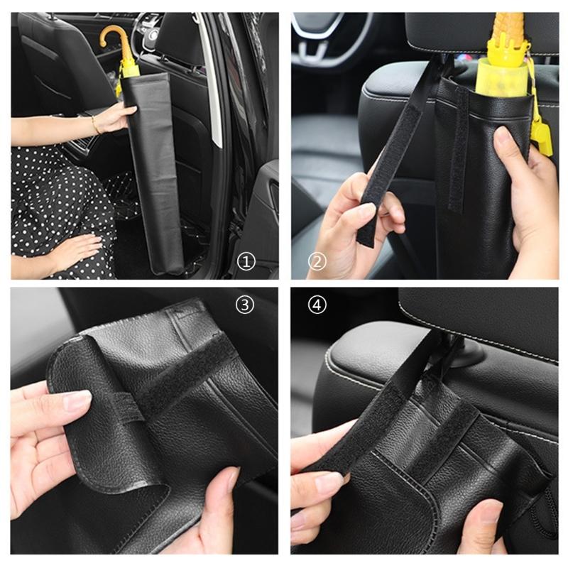 Collapsible Auto Seat Back Storage Bag Waterproof Hanging Container For Car Interior Various Size Suitable For Vehicles