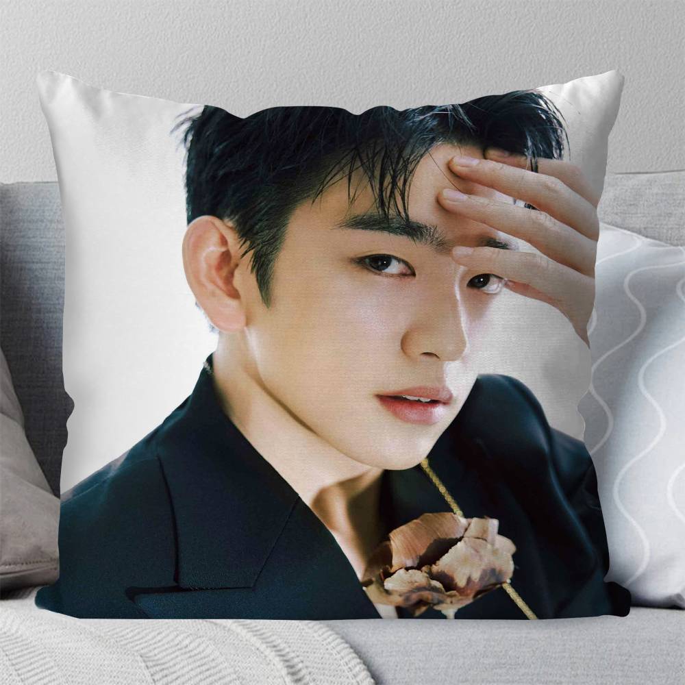 Korean Celebrity PPark Jinyoung Pillow Case Fashion Square Pillowcase Bedroom Sofa Room Ins Decoration Leisure