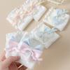 Stylish Knee Length Socks for Girls 3-12 Years Bowknot Trimmed Long Tube Socks Party Daily Wear Accessories