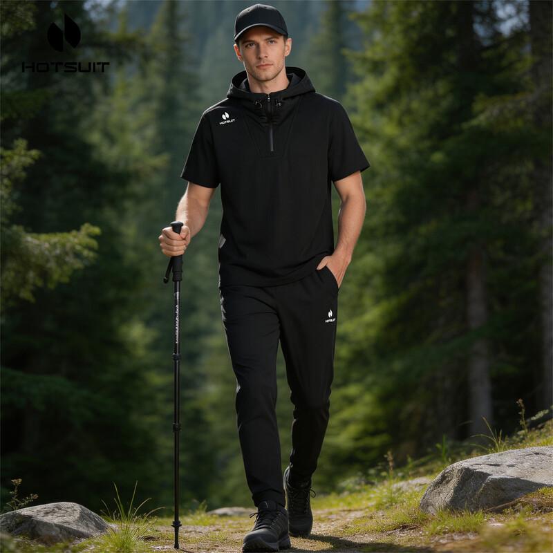 HOTSUIT Men's Summer Quick-Dry Running T-shirt & Shorts Set