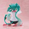 Hatsune Miku Desktop Cute Action Figure 11cm Neko T-Shirt Ver. Cat Ear Pajamas Anime Figurine Kawaii Girl Model Toy Gifts
