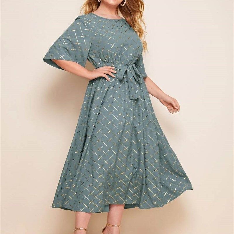 3XL6XL Big Women Dinner Dress Plus Size Elegant Party Skirt
