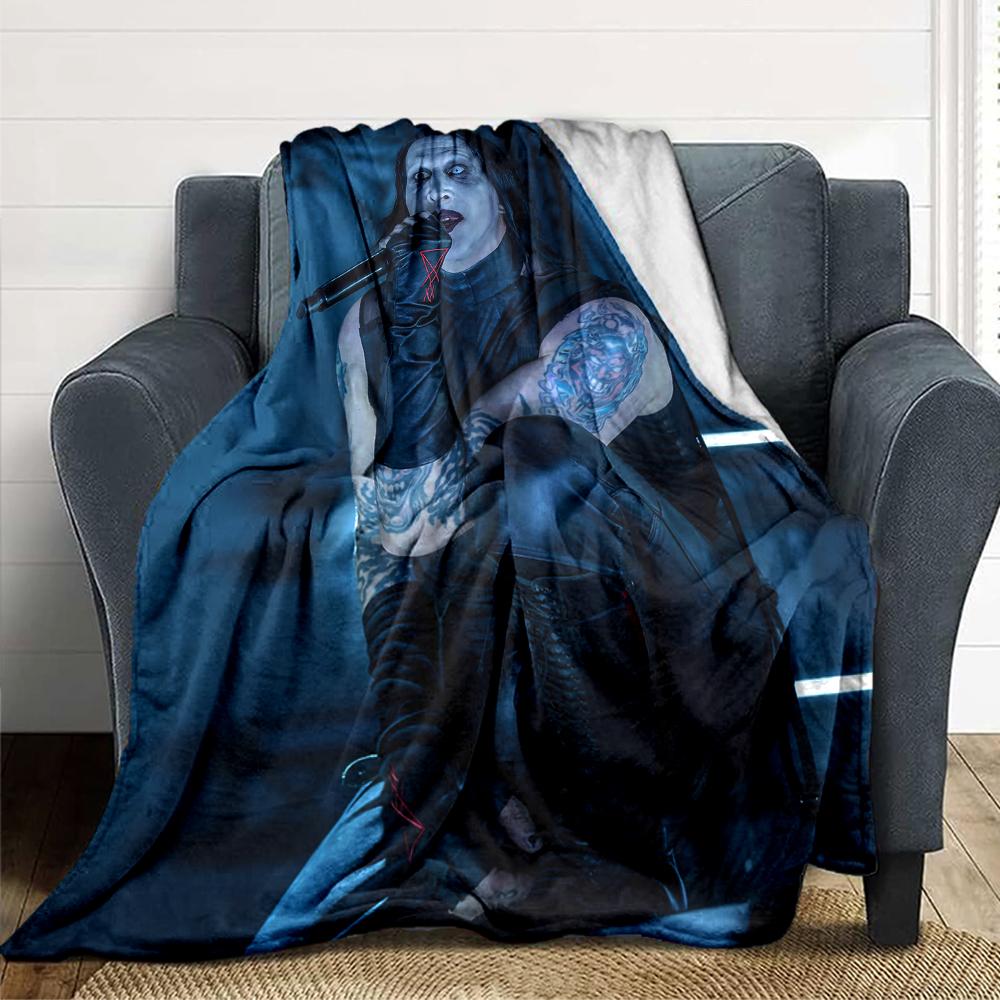 Dark Metal Performance Blanket Soft Throw Blanket For Home Bedroom Bed Sofa Travel Office Solid Christmas Blanket