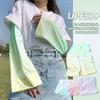 1Pair Gradient Color Loose Cycling Arm Sleeves Uv Protection Sunscreen Running Sleeve Outdoors Sport Cycling Arm Sleeves