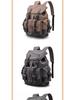 Retro European & American Canvas Travel Backpack - Large Capacity & Convenient for Mountaineering