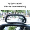 Car Rearview Auxiliary Mirror 360° Adjustable Wide-angle Car Rearview Mirror Accessories Car Steering Blind Spot Mirror