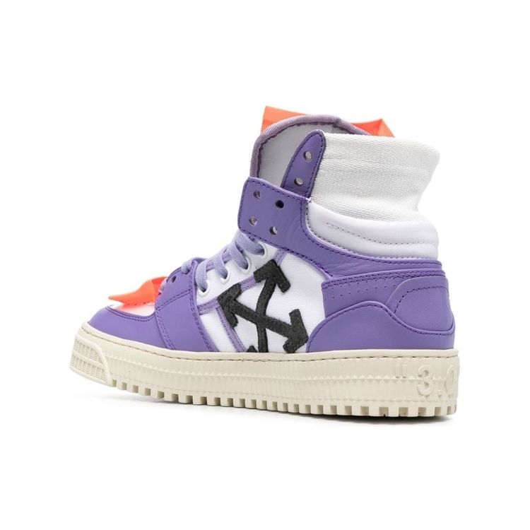 Off-White Off-Court 3.0 High White Purple Women Sneakers OWIA112S23LEA0010137