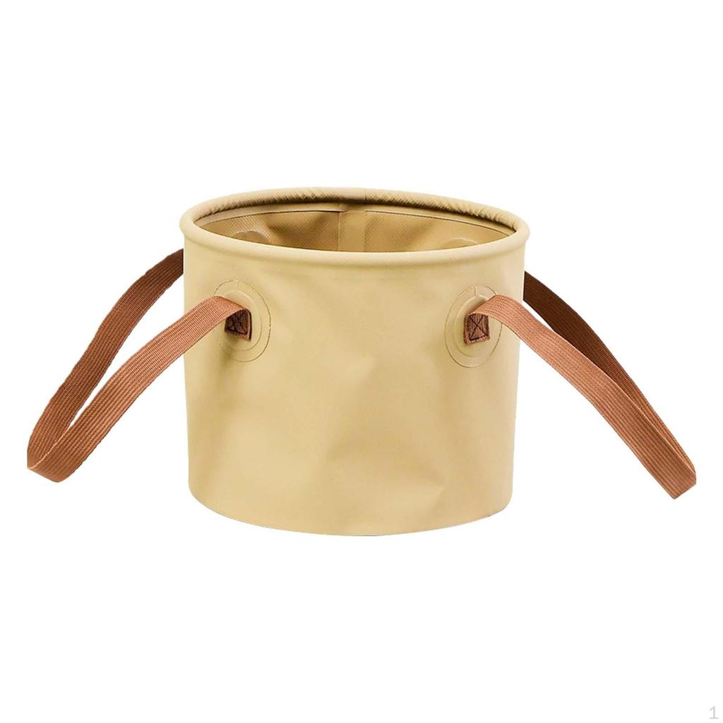 Collapsible Bucket Folding Wash Basin Durable Multipurpose Foot Bath Fishing for