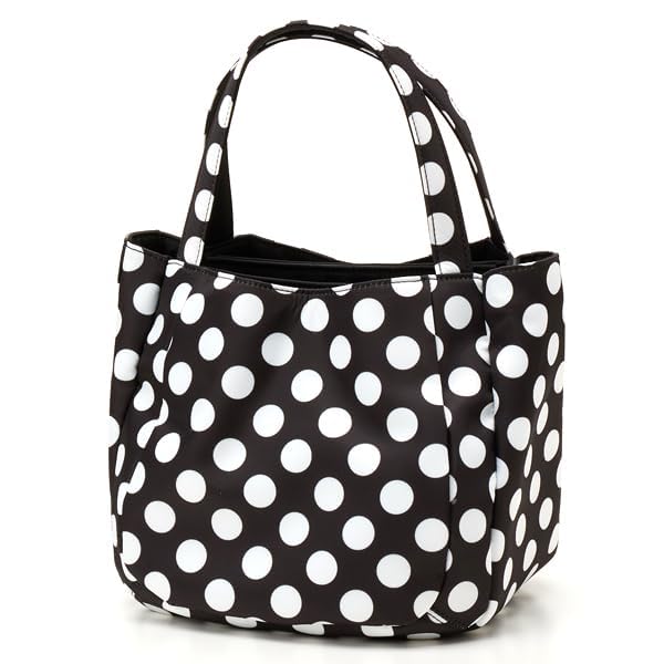 Tote Bag Bonding Tote S Size Ivory [Isaac] [Polka Dots] (33)