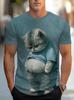 Funny Cat Graphic T-shirts For Men Women 3D Print Short Sleeve Tee Oversized Streetwear T Shirt Casual Summer Men's Clothing