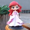 Disney Q Posket Jasmine Princess Snow White Belle Ariel Cinderella Anna Elsa Mulan Tinkerbell Cake Topper Children Gift