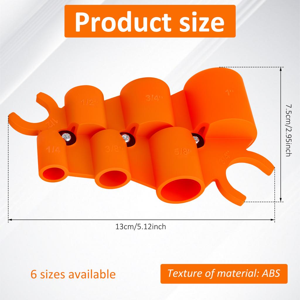 Pipe Cutter Tool 1/4'' to 1'' Depth Gauge and Pipe Deburring Tool Pipe Depth Gauge Tool Pipe Deburring Tool Kit for Copper PEX