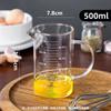 ZISIZ Glass Measuring Cup with Handle