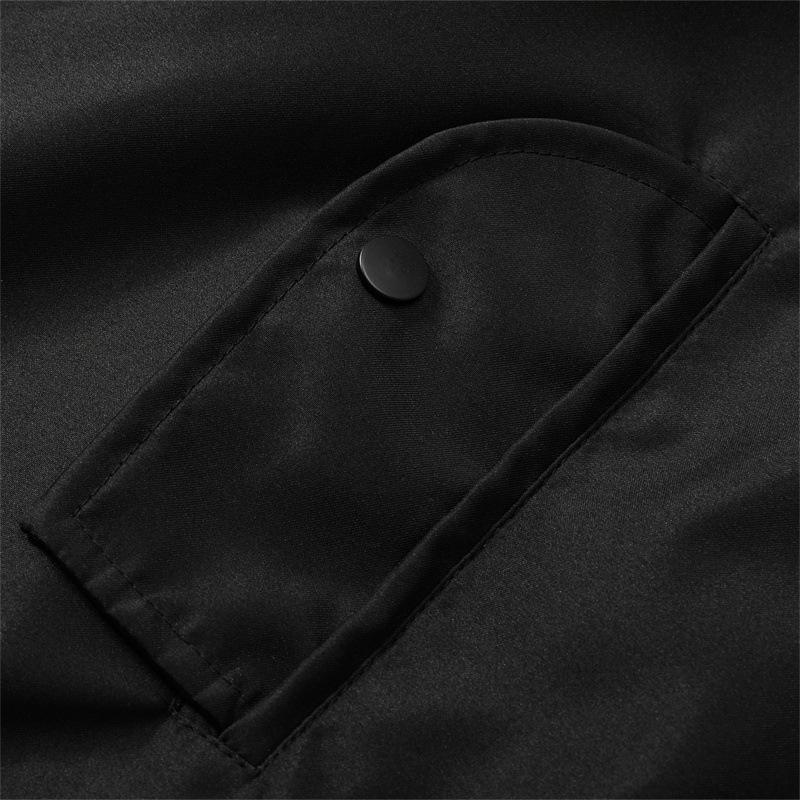 Повседневная мужская куртка большого размера с воротником-стойкой на весну и осень 2XL — фото 5