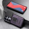 KEYSION Shockproof Armor Case for Samsung S26 Ultra 5G Slide Camera Lens Protection Ring Stand Phone Cover for Galaxy S26+ Plus