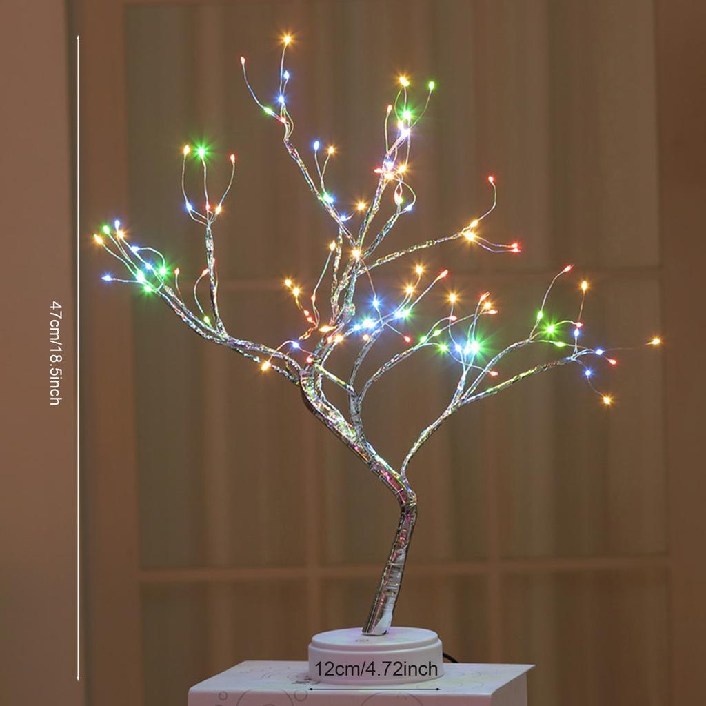 Christmas Led Tree Light Home Party Wedding Festival Tabletop Decor Elegant Charming Decorative