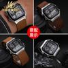 Vintage Rindsleder Armband für Casio Kleines Quadrat Armband AE-1200 AE1200AE-1300/F-108/W-216H A159 A158 A168 F91 Uhrenarmband 18mm