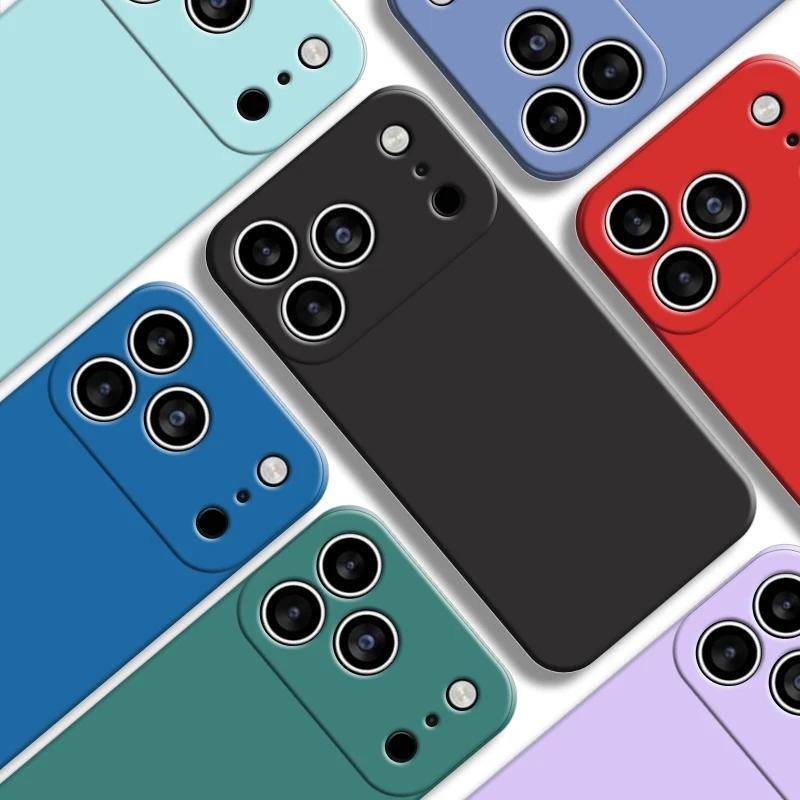 For iPhone 17 Pro Max Case iPhone 17 16 15 14 13 12 11 Pro Max Cover Matte Silicone Protective Phone Cases For iPhone 17 Air