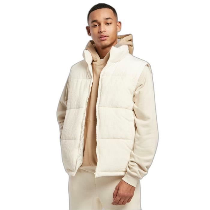Veste Urban Classics Cord - blanc - L