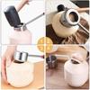 Stainless Steel Manual Coconut Opener Puncher 1Pc Professional Coconut Hole Punch Tool for Coconuts Nuts Hard Shells