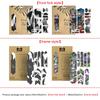 3D Bicycle Sticker Reusable Mountain Road Bike Frame Scratch-Resistant Sticker Cycling Front Fork Protector Decorations