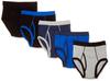 Set of Front 120 To Japanese Size [GARO] Boys' Briefs, 5, Simple, Opening, Boys, Blue, Black, Gray, Japan, (Equivalent 120)