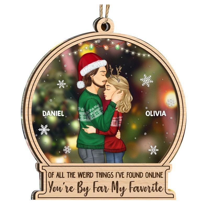 Acrylic Cartoon Colorful Christmas Tree Hanging Decoration Perfect For Car Interior Accents