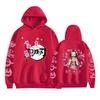 Japan cartoon comics Demon Slayer Print Hoodie  Unisex Fashion Hoodie