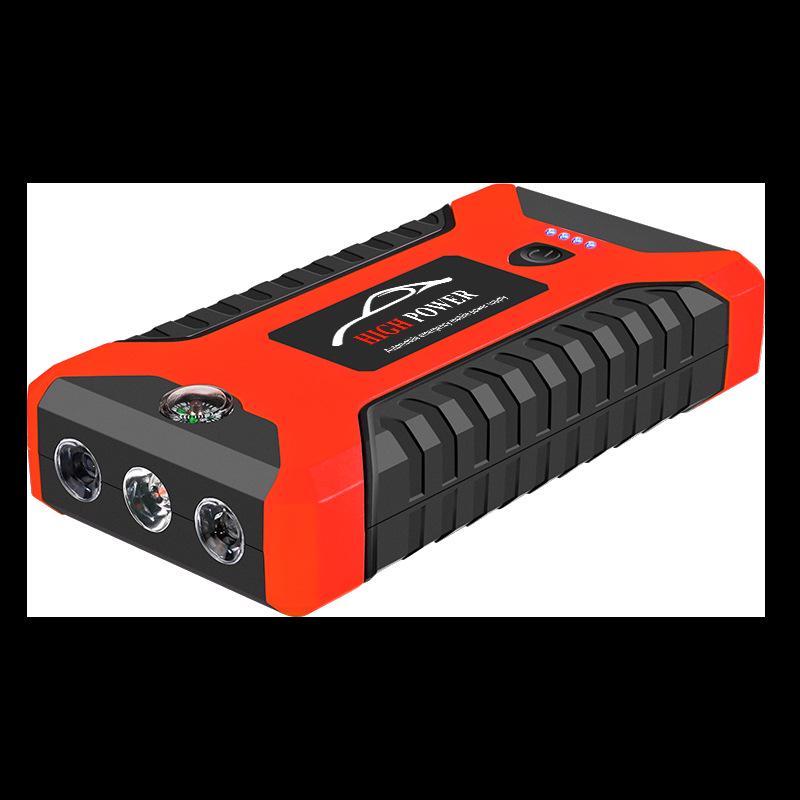 High-Capacity Air Pump & Car Emergency Jump Starter Power Bank