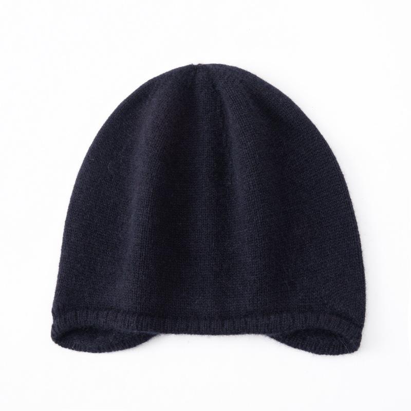 Women's 100% Pure Cashmere Knit Hat - Warm, Versatile, New Autumn/Winter Style