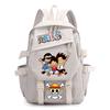 One Piece King Printed Backpack Elementary School Students Junior High School Students High School Students Large Capacity School Bag