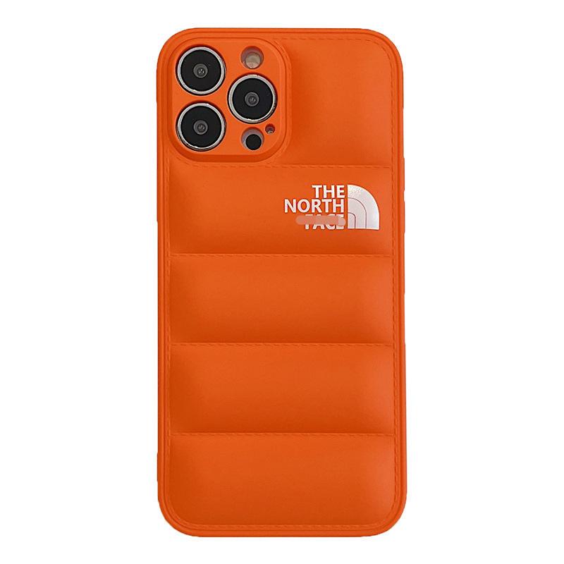 North Puffer Phone Case for iPhone 17 Pro Max Soft Edge Cover Stylish Shockproof for 13 11 16