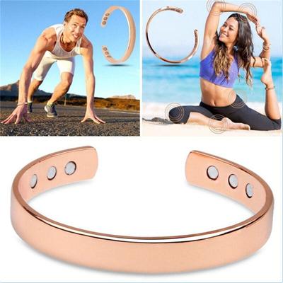 Männer Frauen Verstellbares Armband Heilung Therapie Arthritis Schmerzlinderung Armreif Vintage Gesundheit Balance EnergieOffener Manschettenschmuck Kupfer Armreif