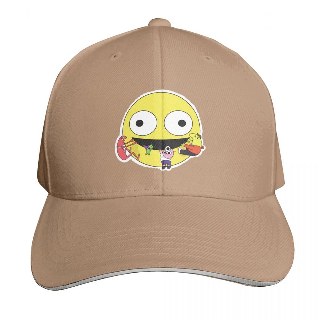 Smiling Friends Logo Baseball Cap Sun Hat Hip Hop Big Size Hat Custom Caps Girl Unisexs