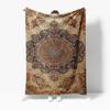 Bohemian Floral Paisley Print Throw Blanket Vintage Ethnic Kilim Rug Decorative Sofa Bed Cover Home Decor