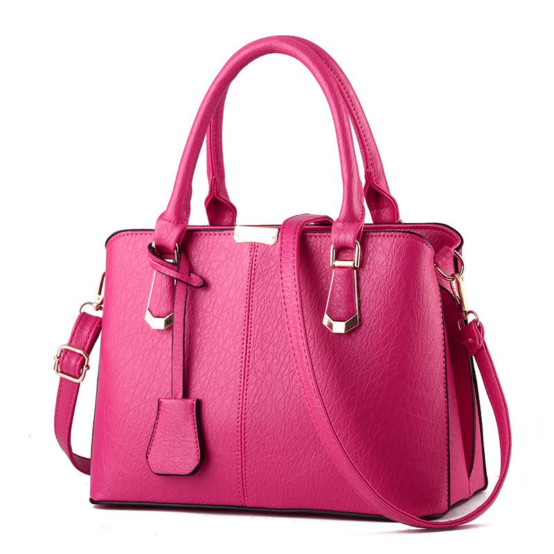 Women's bag generation leather large-capacity locomotive bag high-end simple platinum handbag