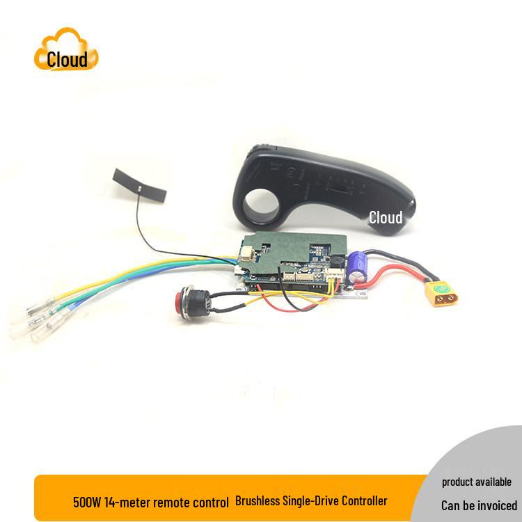 High-Power Wireless Remote Brushless DC Motor Controller for Four-Wheel Scooters